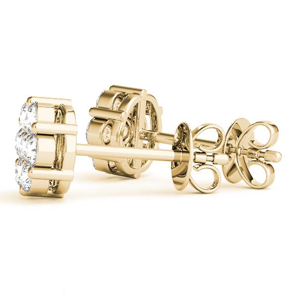 Diamond Earrings 0.67 ct tw 14kt Gold