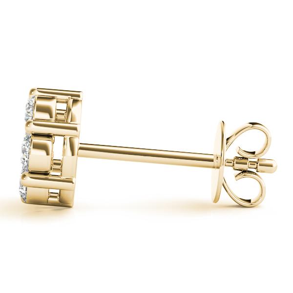 Diamond Earrings 0.67 ct tw 14kt Gold