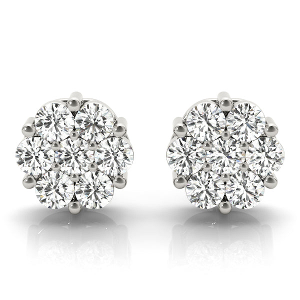 Diamond Earrings 0.67 ct tw 14kt Gold