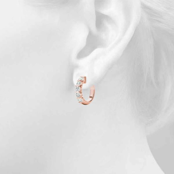 Diamond Earrings 0.48 ct tw 14kt Gold