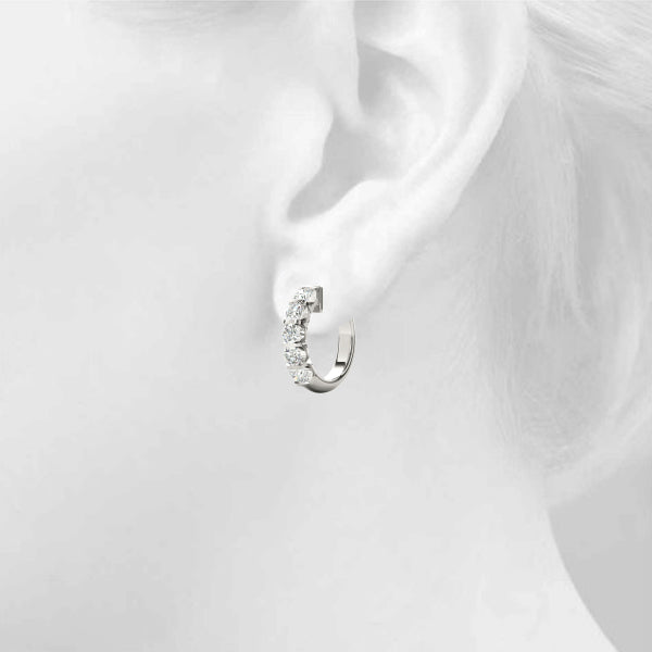 Diamond Earrings 0.48 ct tw 14kt Gold
