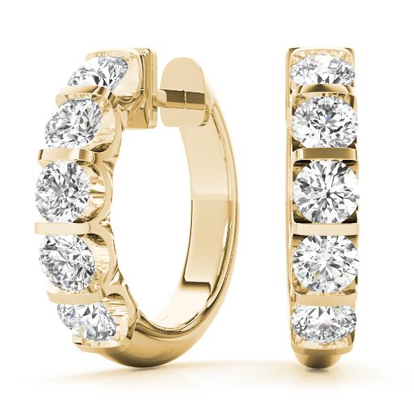 Diamond Earrings 1.20 ct tw 14kt Gold