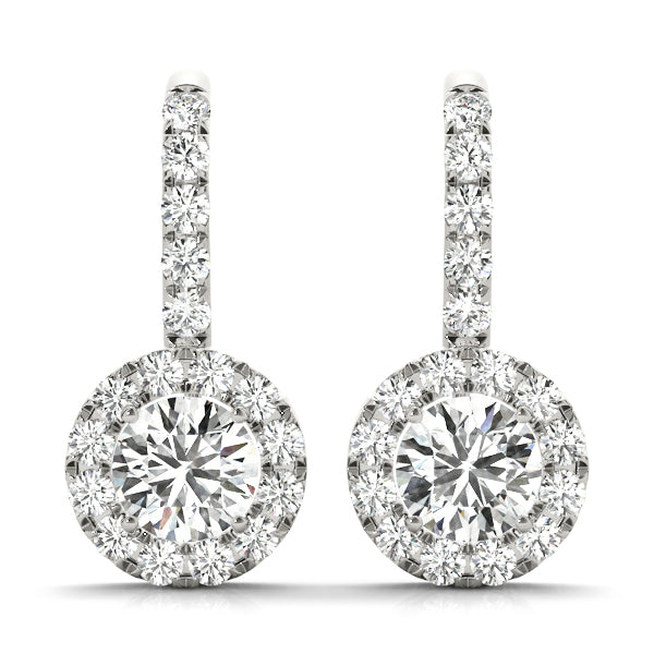 Diamond Earrings 1.10 ct tw 14kt Gold