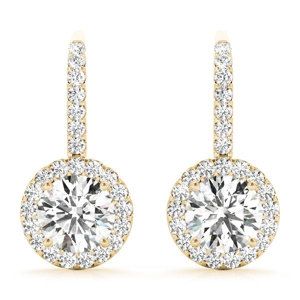 Diamond Earrings 0.93 ct tw 14kt Gold