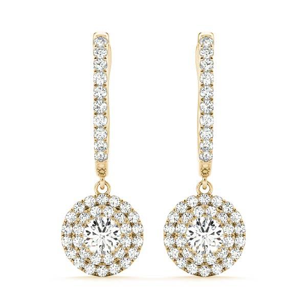Diamond Earrings 1.19 ct tw 14kt Gold
