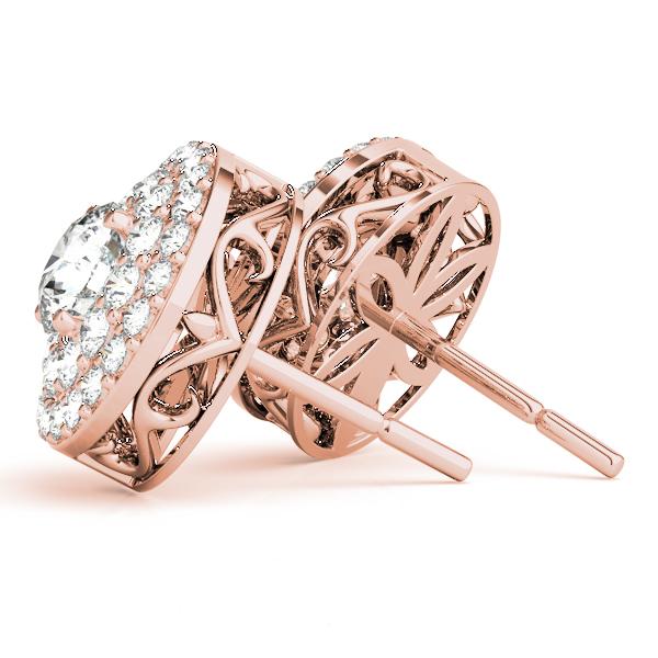 Diamond Earrings 2.31 ct tw 14kt Gold