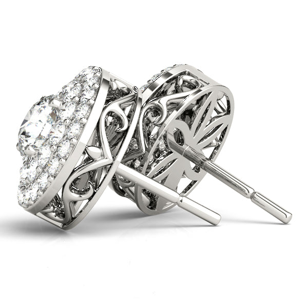 Diamond Earrings 2.31 ct tw 14kt Gold