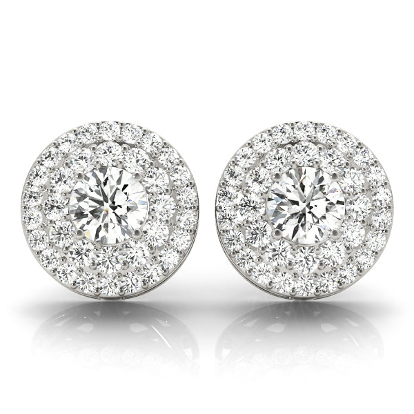 Diamond Earrings 2.31 ct tw 14kt Gold