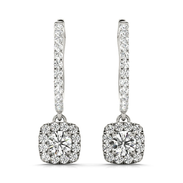 Diamond Earrings 2.02 ct tw 14kt Gold