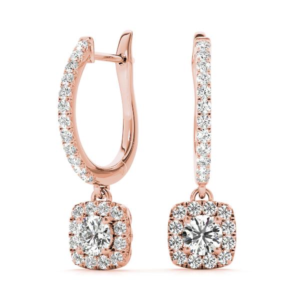 Diamond Earrings 2.02 ct tw 14kt Gold