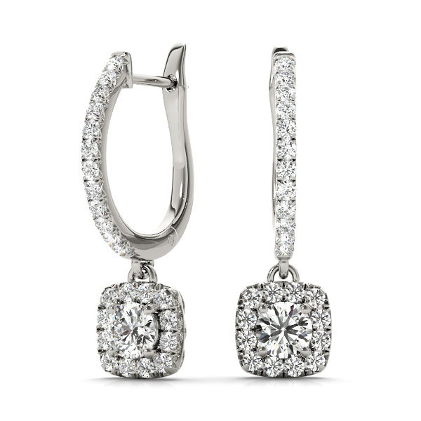 Diamond Earrings 2.02 ct tw 14kt Gold
