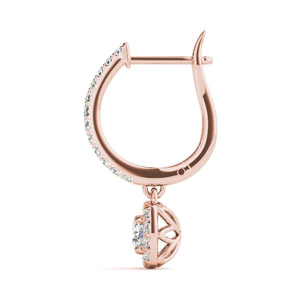 Diamond Earrings 2.02 ct tw 14kt Gold