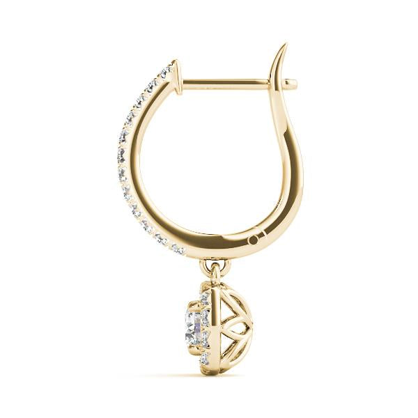 Diamond Earrings 2.02 ct tw 14kt Gold