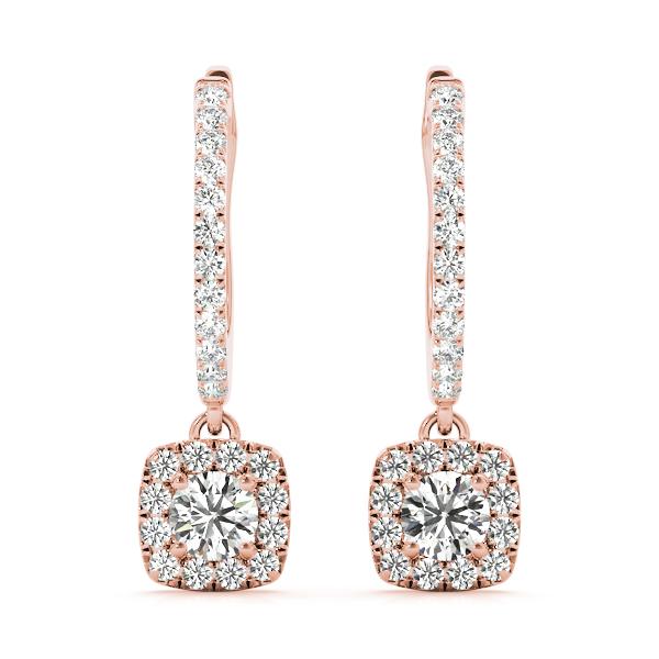 Diamond Earrings 2.02 ct tw 14kt Gold