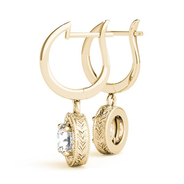 Diamond Earrings  0.54 ct tw 14kt Gold