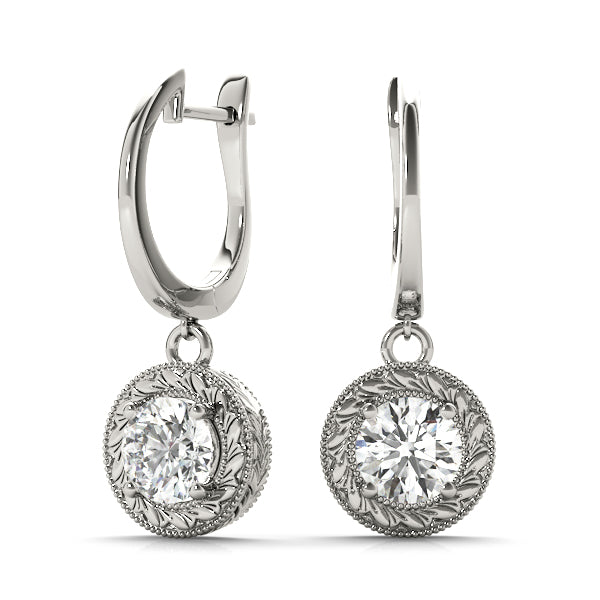 Diamond Earrings  0.54 ct tw 14kt Gold