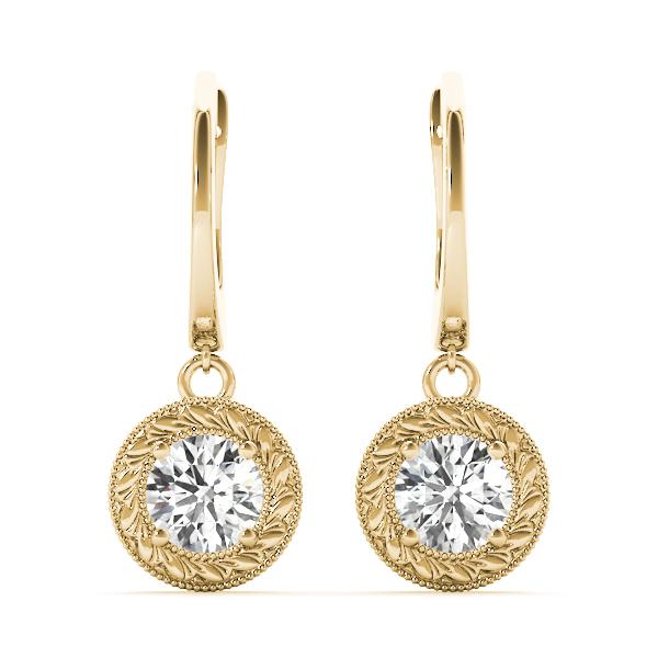 Diamond Earrings  1.14 ct tw 14kt Gold