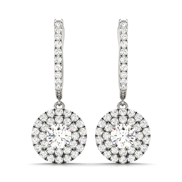 Diamond Earrings 1.47 ct tw 14kt Gold — Diamond Marquise