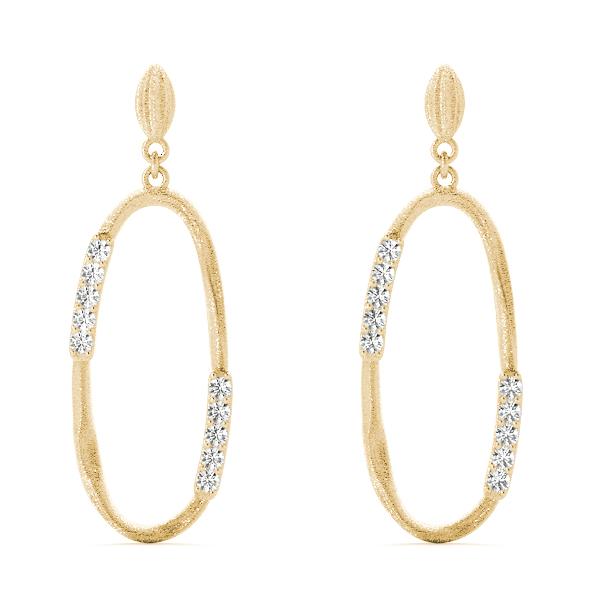 Diamond Earrings 0.12 ct tw 14kt Gold