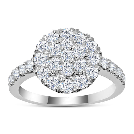 SeaFraa Round Diamond Ring 1.15 carats of diamonds in 14kt Gold