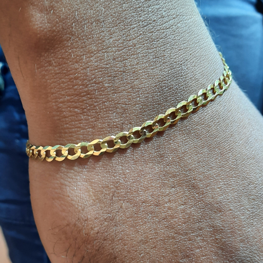 Cuban Link Bracelet 14k 5MM 8