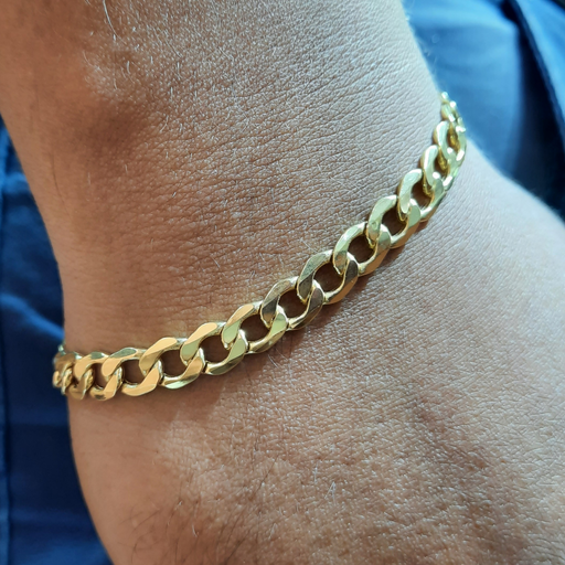 Cuban Link Bracelet 14k 7MM 8.5