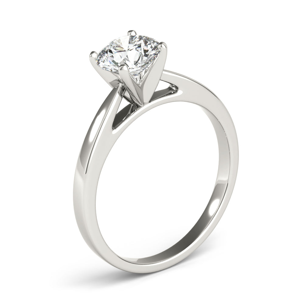 0.75ct Solitaire Round Diamond Engagement Ring Women's 14kt Gold