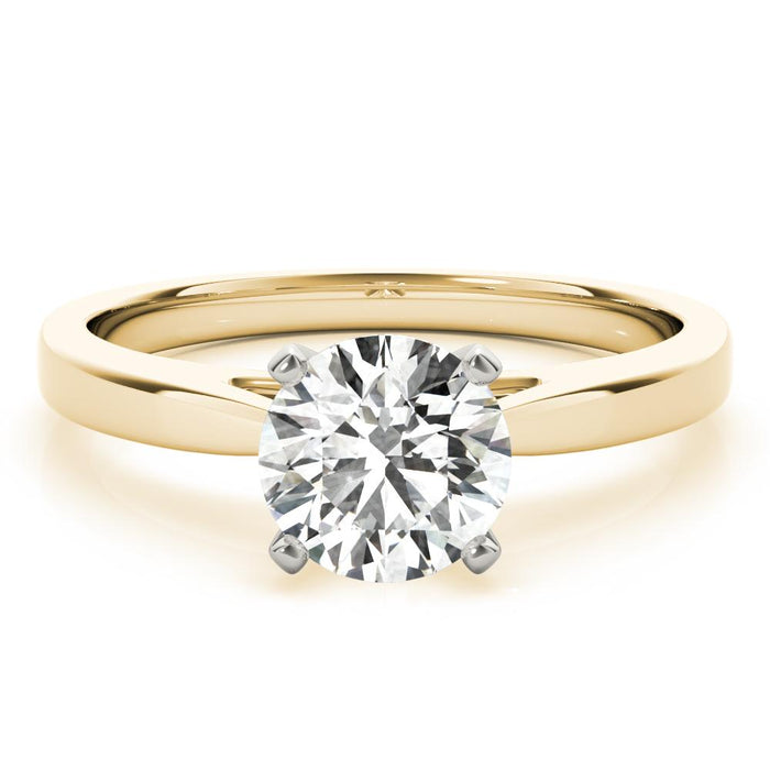 2.00ct Solitaire Round Diamond Engagement Ring Women's 14kt Gold
