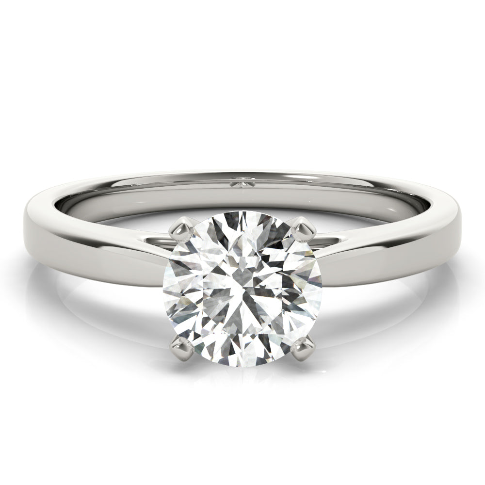 0.75ct Solitaire Round Diamond Engagement Ring Women's 14kt Gold