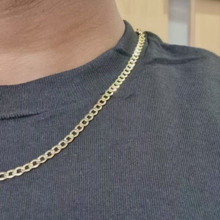 Cuban Link Chain 14k 4MM - All lengths available