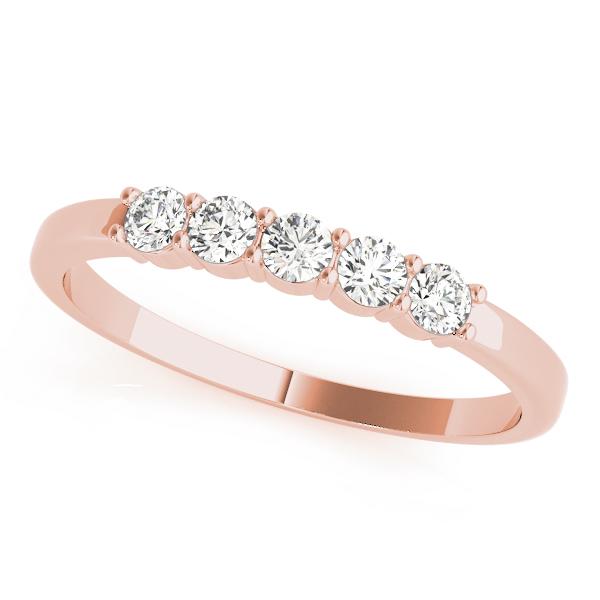 Diamond Band 5 stone Women's 0.25 cttw 14kt Gold