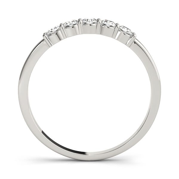 Diamond Band 5 stone Women's 0.25 cttw 14kt Gold