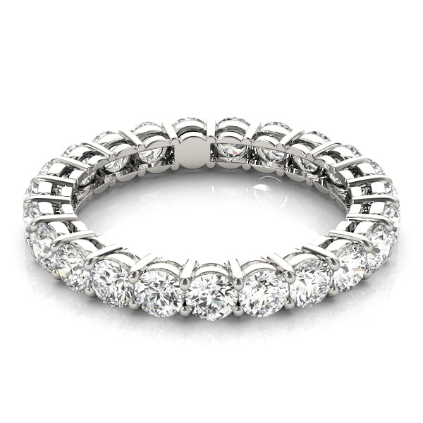 Eterna Diamond Eternity Band Women's Ring 4.00 ct tw 14kt Gold