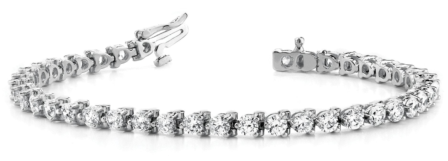 Martini Diamond Bracelet 11.09ct tw Ladies - 14kt Gold
