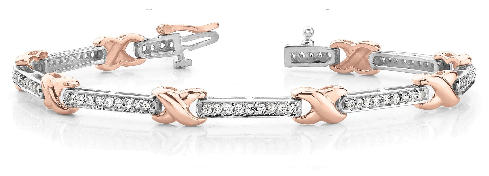 Fancy Diamond Bracelet Ladies 1.73ct tw - 14kt  Gold