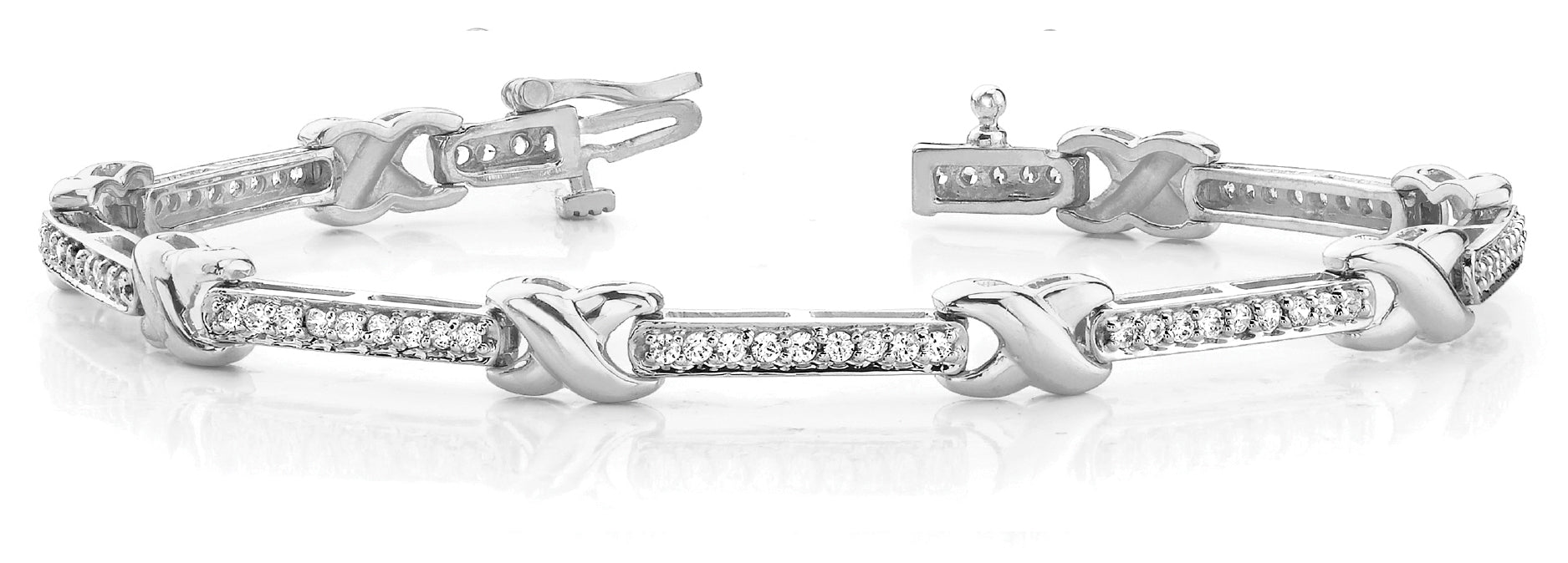 Fancy Diamond Bracelet Ladies 1.73ct tw - 14kt  Gold