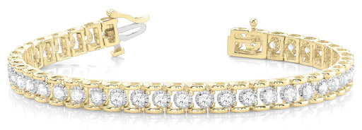 Line Diamond Bracelet 1.91ct tw Ladies - 14kt Gold