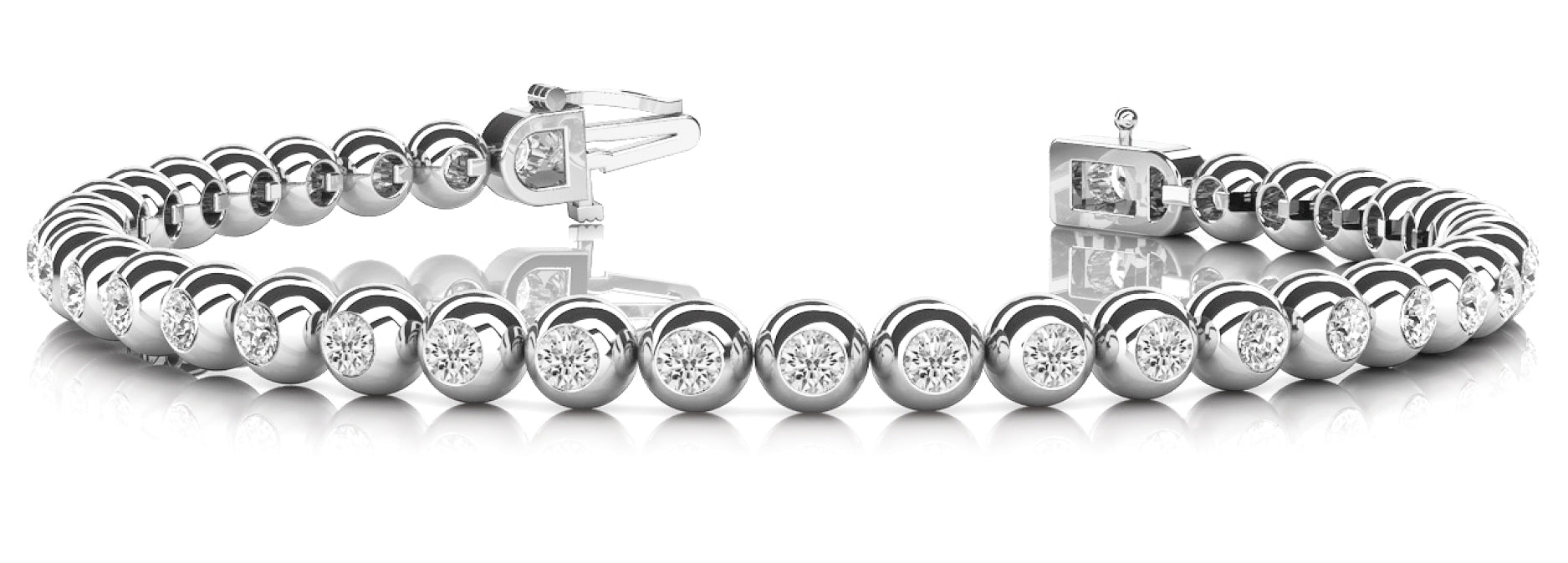 Fancy Diamond Bracelet Ladies 2.16ct tw - 14kt Gold