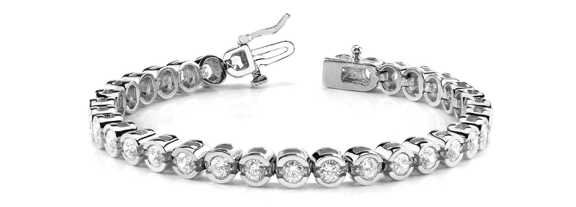 Fancy Diamond Bracelet Ladies 2.38ct tw - 14kt Gold