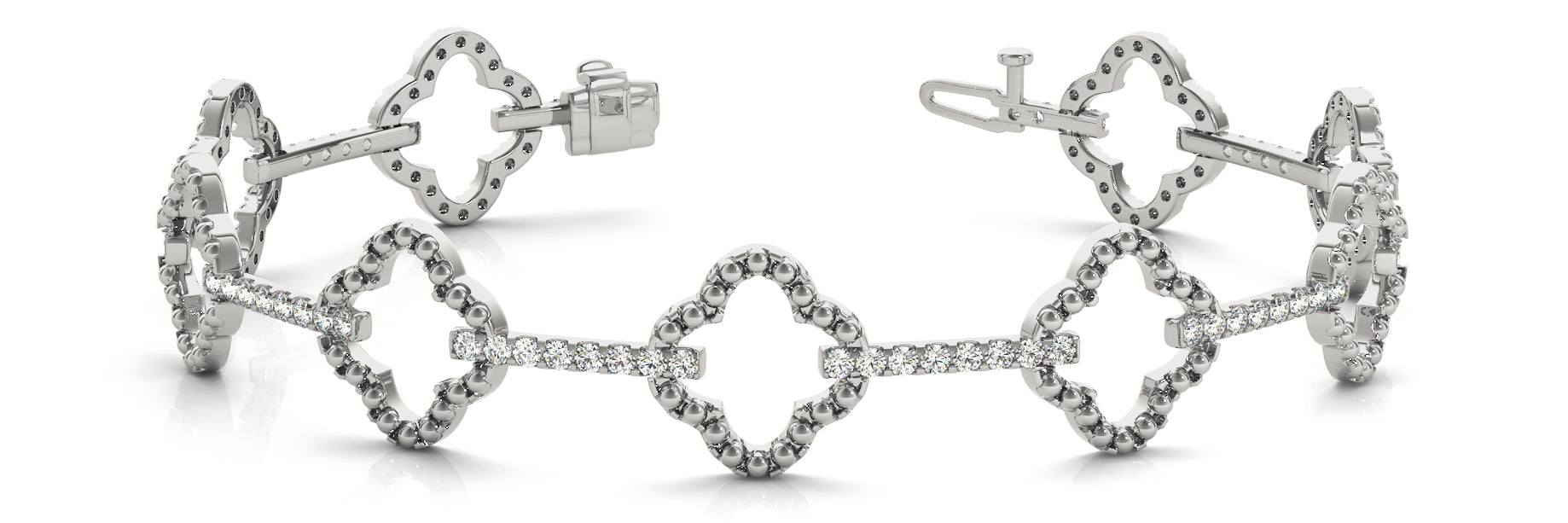 Fancy Diamond Bracelet Ladies 0.87ct tw - 14kt Gold