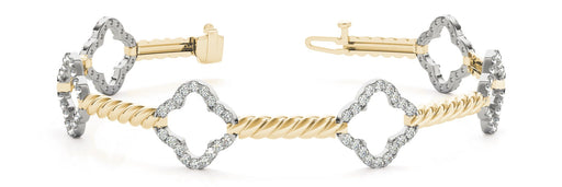 Fancy Diamond Bracelet Ladies 1.24ct tw - 14kt Gold
