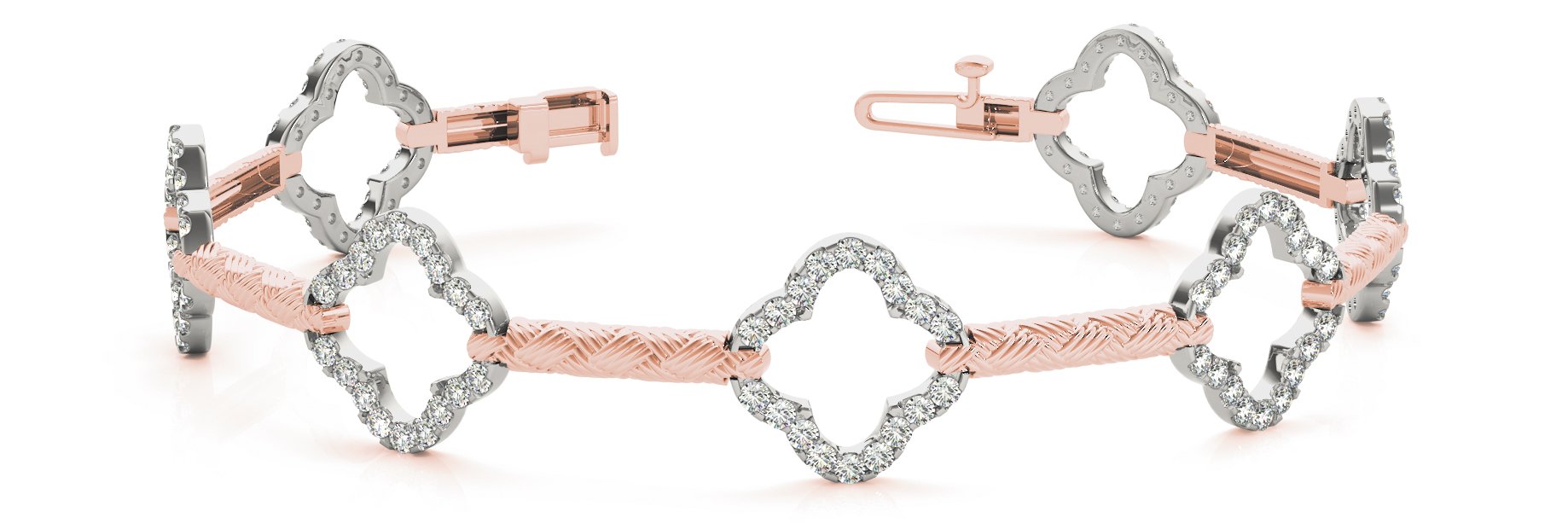 Fancy Diamond Bracelet Ladies 1.47ct tw - 14kt Gold