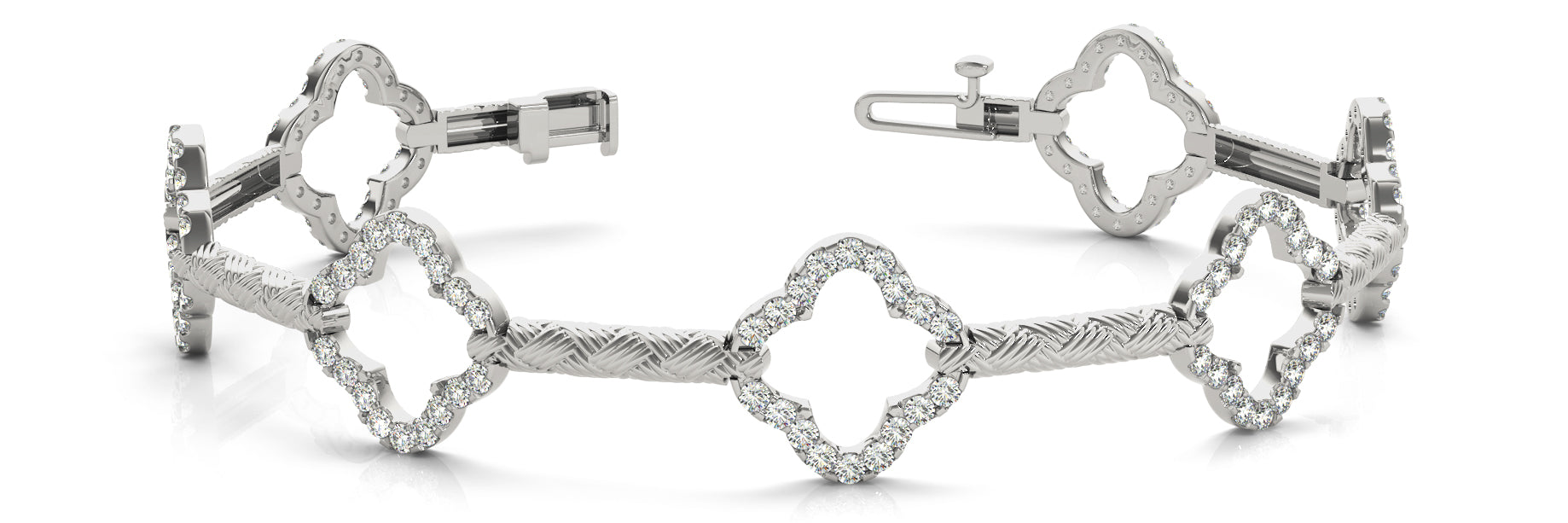 Fancy Diamond Bracelet Ladies 1.47ct tw - 14kt Gold