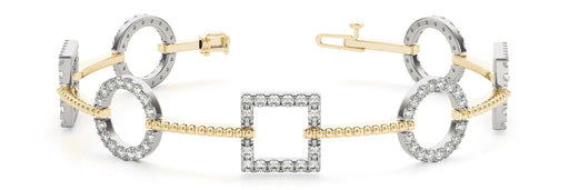 Fancy Diamond Bracelet Ladies 1.31ct tw - 14kt Gold