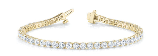 Line Diamond Bracelet 6.00ct tw Ladies - 14kt Gold