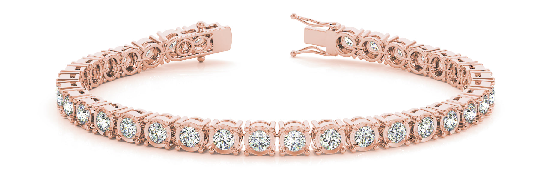 Fancy Diamond Bracelet Ladies 6.79ct tw - 14kt Gold