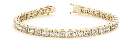 Fancy Diamond Bracelet Ladies 1.10ct tw - 14kt Gold
