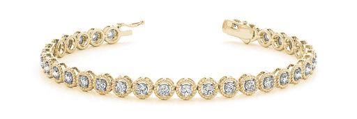 Fancy Diamond Bracelet Ladies 1.58ct tw - 14kt Gold