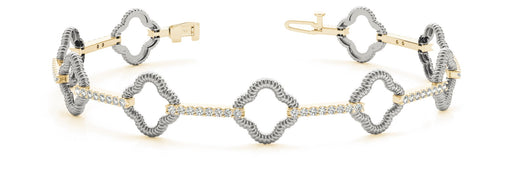 Fancy Diamond Bracelet Ladies 0.88ct tw - 14kt Gold