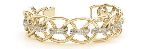 Fancy Diamond Bracelet Ladies 3.71ct tw - 14kt Gold